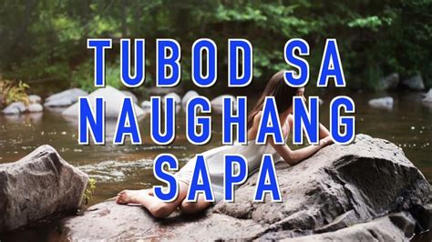 tubod sa naughang sapa|TUBOD SA NAUGHANG SAPA .